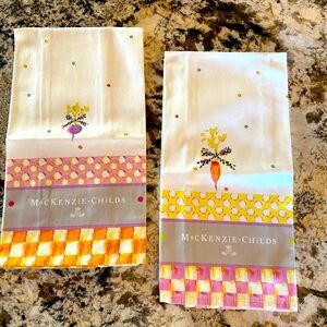 MacKenzie-Childs kitchen tea towels, set of 2